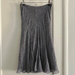 Lauren Ralph Lauren Women’s SIlk Floral Midi Skirt